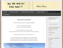 Tablet Screenshot of howfarhaveyoueverbeen.com